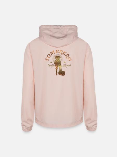 Sombrero Brewery Rustic Logo - Unisex Lightweight Windbreaker Jacket - blush pink