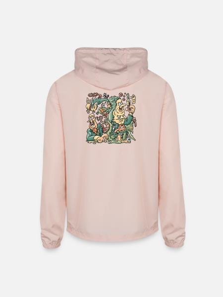 Mutation - Unisex Lightweight Windbreaker Jacket - blush pink