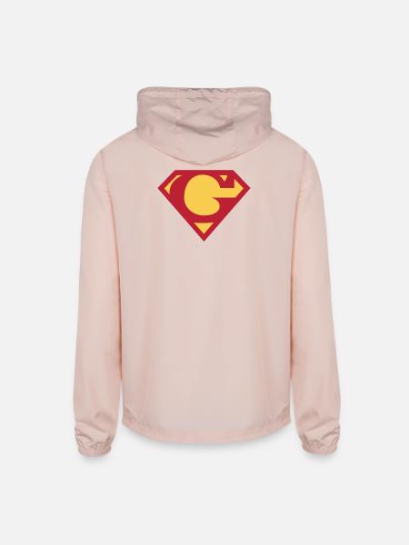 Letter G - Unisex Lightweight Windbreaker Jacket - blush pink