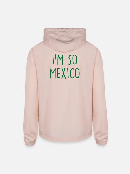 I'm so Mexico - Unisex Lightweight Windbreaker Jacket - blush pink 