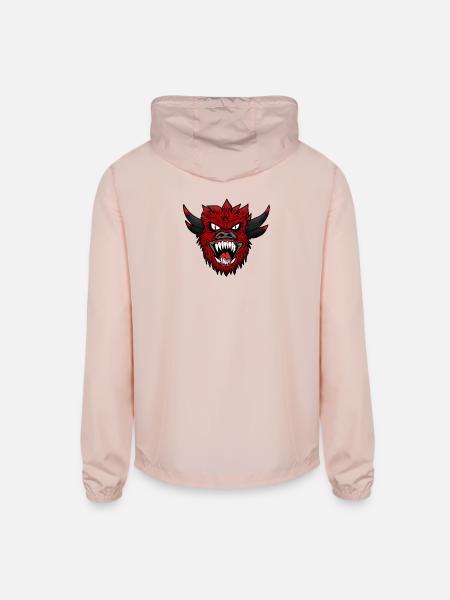 AnarchyMon - Unisex Lightweight Windbreaker Jacket - blush pink
