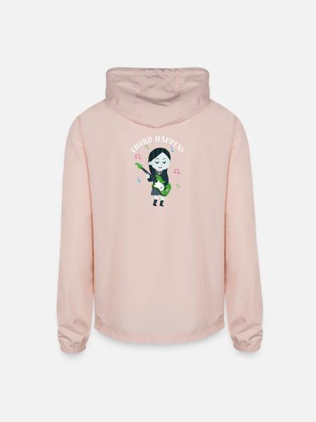 Chord_Happens - Unisex Lightweight Windbreaker Jacket - blush pink 