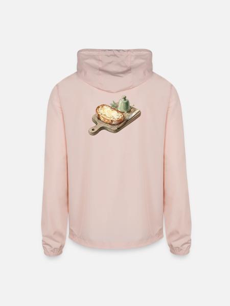 Toast & Tea - Unisex Lightweight Windbreaker Jacket - blush pink