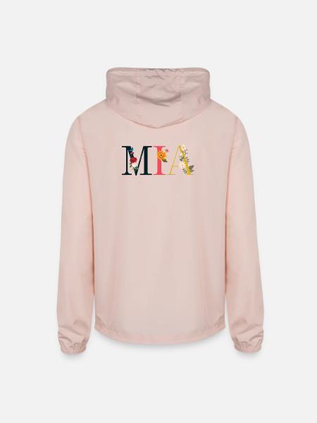 Mia - Unisex Lightweight Windbreaker Jacket - blush pink