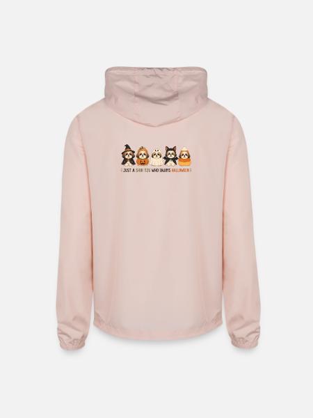 Halloween Shih Tzu Crew - Unisex Lightweight Windbreaker Jacket - blush pink