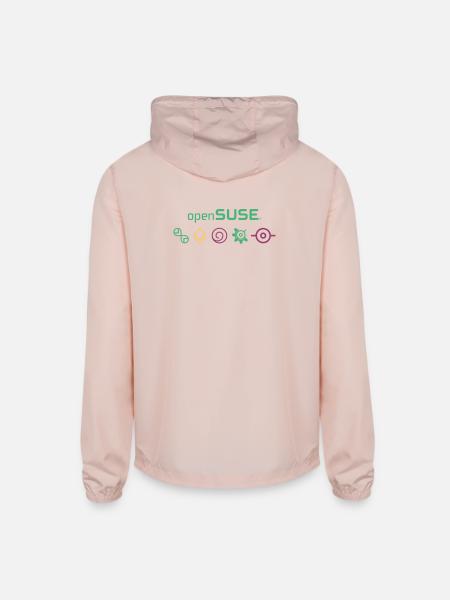 Distro Flavors - Unisex Lightweight Windbreaker Jacket - blush pink