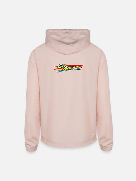 Go Ahead - Unisex Lightweight Windbreaker Jacket - blush pink