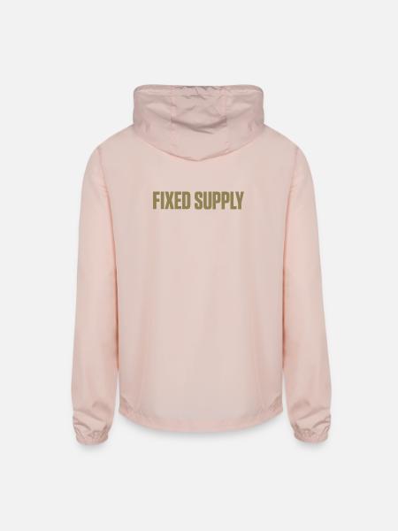 Bitcoin hard money freedom digital currency store  - Unisex Lightweight Windbreaker Jacket - blush pink  - Back