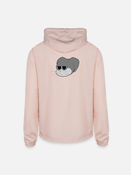 Ketos - Unisex Lightweight Windbreaker Jacket - blush pink