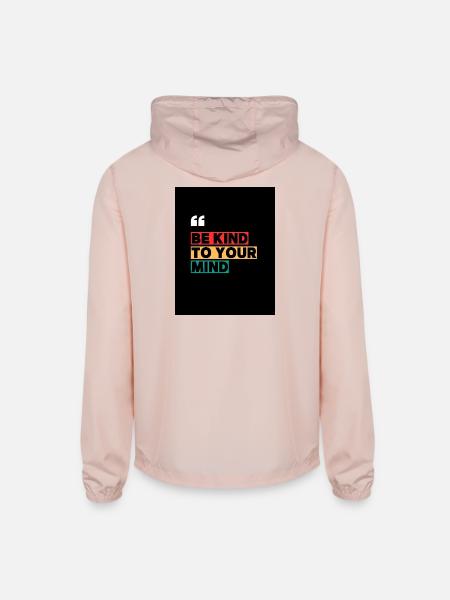 Your favorite T-shirt 😍 - Unisex Lightweight Windbreaker Jacket - blush pink
