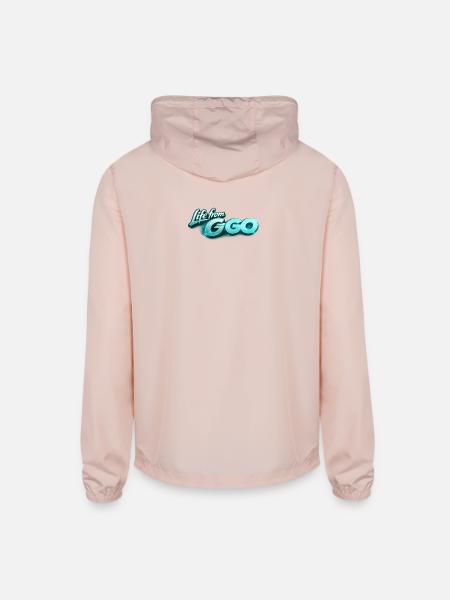 Life from GO - Unisex Lightweight Windbreaker Jacket - blush pink