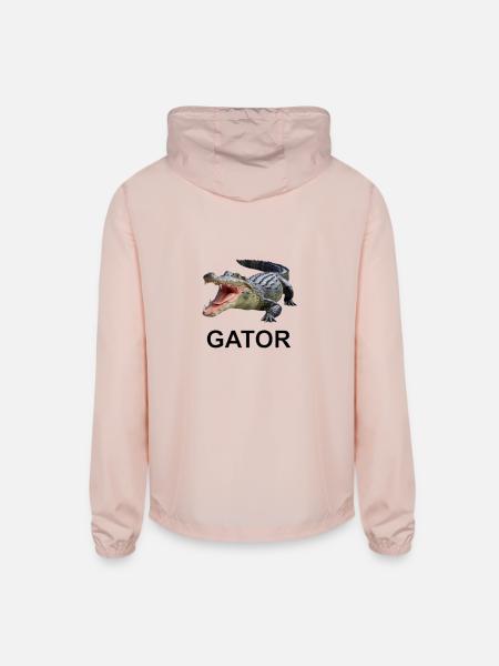 Gator shirt - Unisex Lightweight Windbreaker Jacket - blush pink 