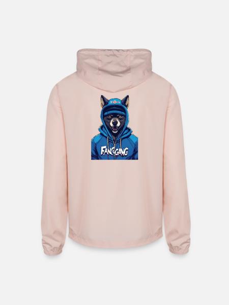Gang wolf - Unisex Lightweight Windbreaker Jacket - blush pink
