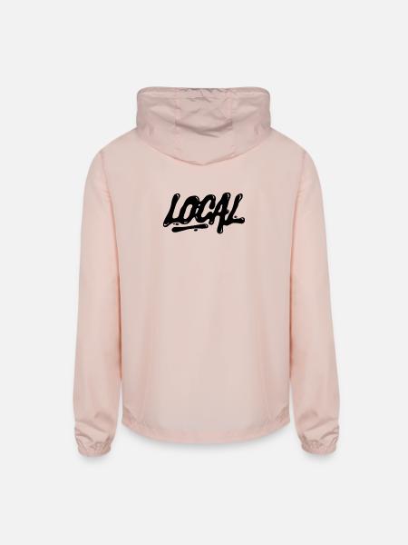 Local - Unisex Lightweight Windbreaker Jacket - blush pink