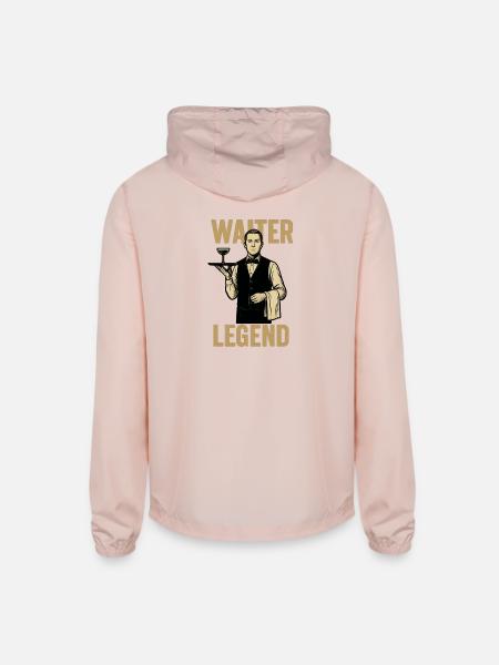 Waiter Legend - Unisex Lightweight Windbreaker Jacket - blush pink
