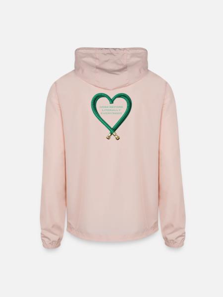 Hose Heart Humor - Unisex Lightweight Windbreaker Jacket - blush pink 