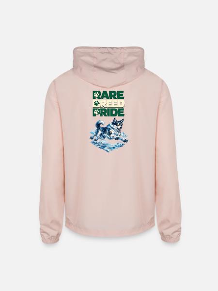 Rare Breed Pride Husky - Unisex Lightweight Windbreaker Jacket - blush pink