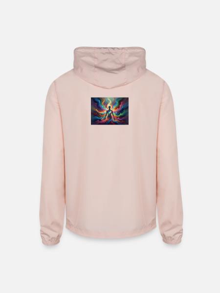 Flash Aura - Unisex Lightweight Windbreaker Jacket - blush pink