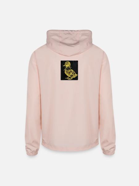 Punk Duck - Unisex Lightweight Windbreaker Jacket - blush pink