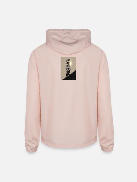 Still Drawing Climber - Unisex Lightweight Windbreaker Jacket - blush pink