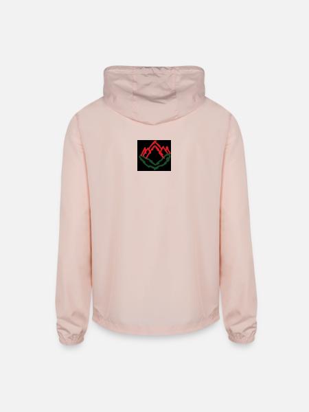 IMG_0129 - Unisex Lightweight Windbreaker Jacket - blush pink 