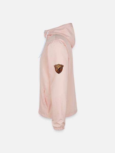 Eagle Eyes Crest - Unisex Lightweight Windbreaker Jacket - blush pink