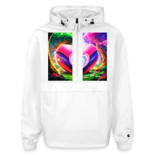Double heart, fantasy, landscapes enjoy the magic - Champion Packable Jacket