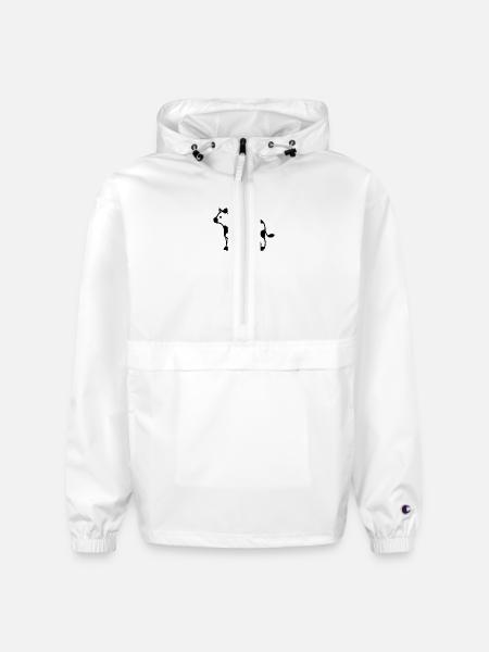 milk milk - Champion Packable Jacket - white