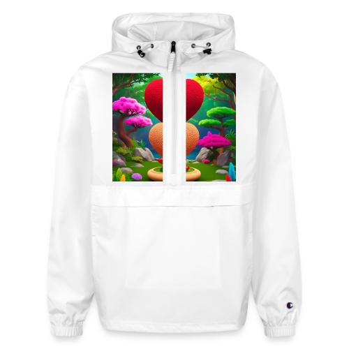 Double Heart, fantasy, nature and fantasy - Champion Packable Jacket