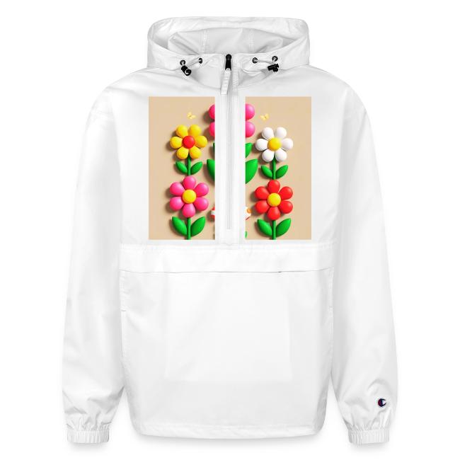 3D Flowers and Butterflies in Amber, Floral Design
