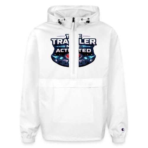 Time Traveler Mode – Futuristic Neon Sci-Fi Tee - Champion Packable Jacket