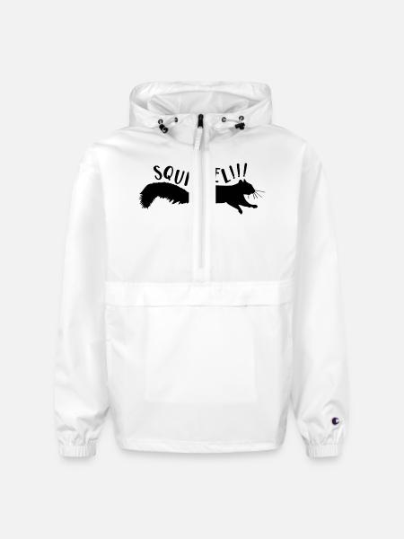 Squirrel - Champion Packable Jacket - white