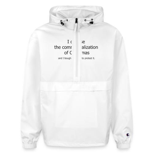 Christmas Commercialization Ladies T - Champion Packable Jacket