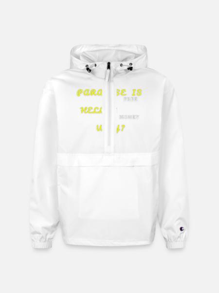 PARADISE IS - Champion Packable Jacket - white