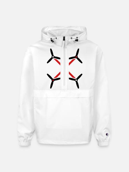 quad - Champion Packable Jacket - white