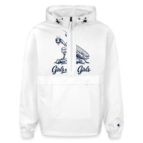 Girls Will Be Girls Praying Mantis Humor - Champion Packable Jacket