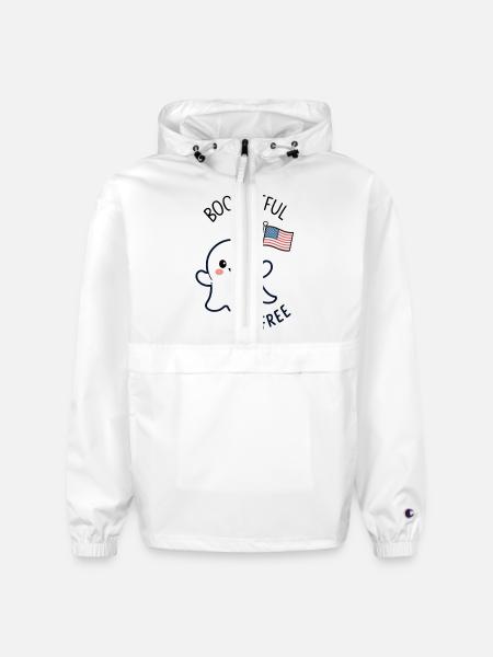Ghost - 4th of july - Champion Packable Jacket - white
