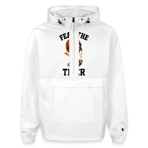 Fear The Tiger Football Helmet T-Shirt - Champion Packable Jacket