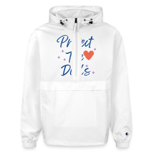Protect The Dolls | Heart & Stars Typography - Champion Packable Jacket