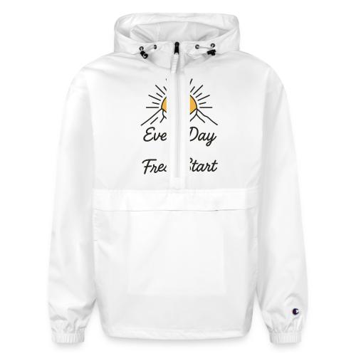 Inspirational Mountain Sunrise Motif - Champion Packable Jacket