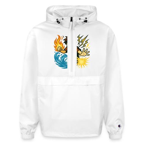 Anime Elemental Warriors | Fire, Water, Lightning - Champion Packable Jacket