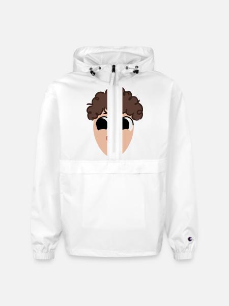 egg face - Champion Packable Jacket - white