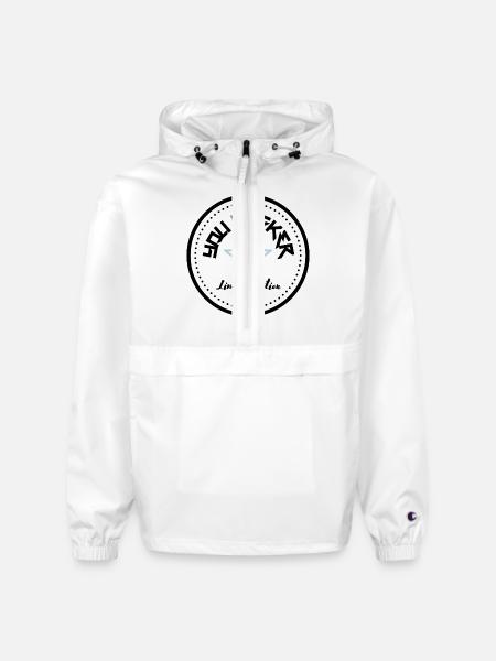 YOU ROCKER SILVER - Champion Packable Jacket - white