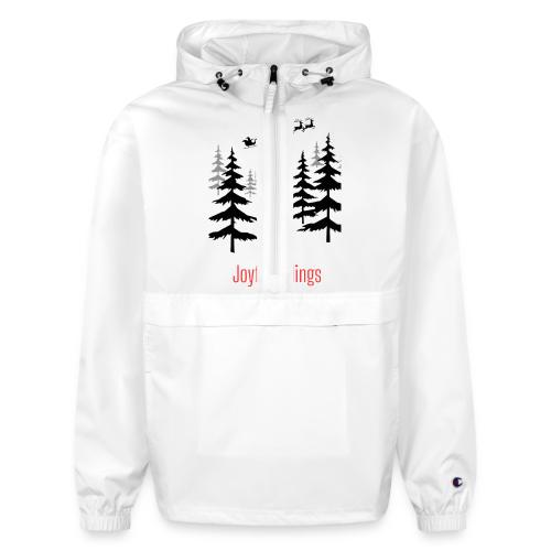 Joyful Tidings Christmas T-Shirt - Champion Packable Jacket