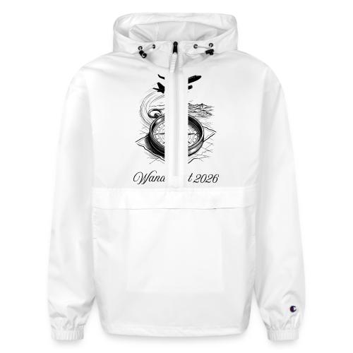 Wanderlust 2026 T-Shirt | Minimalist Travel Plane - Champion Packable Jacket