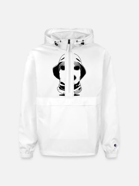 crook bucket hat - Champion Packable Jacket - white