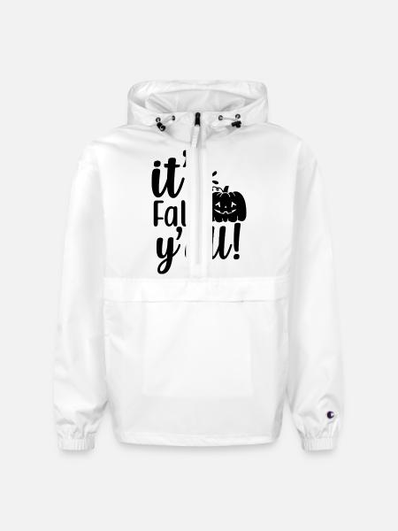 Its fall yall - Champion Packable Jacket - white