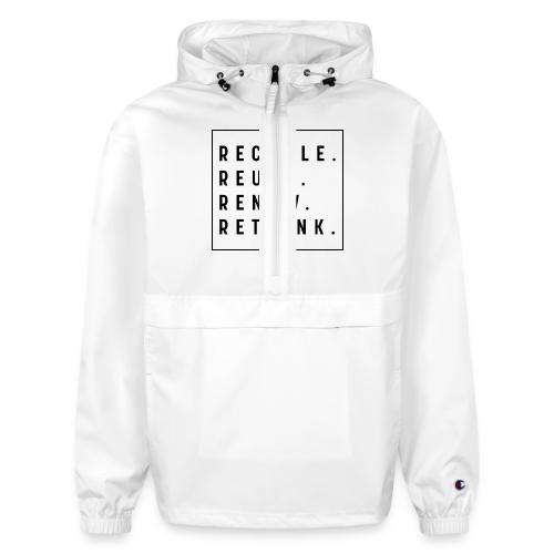 RECYCLE REUSE RENEW RETHINK - Champion Packable Jacket