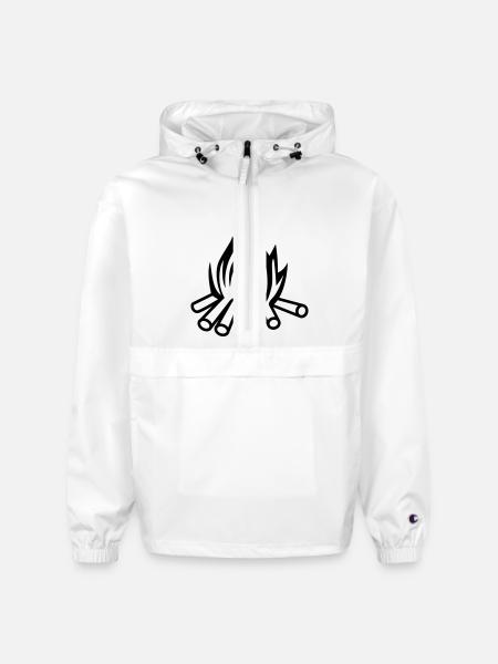 bonfire - Champion Packable Jacket - white