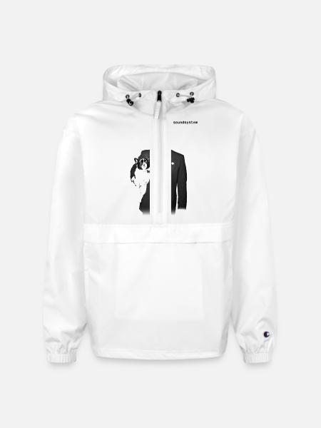 LCD Sound System - Champion Packable Jacket - white
